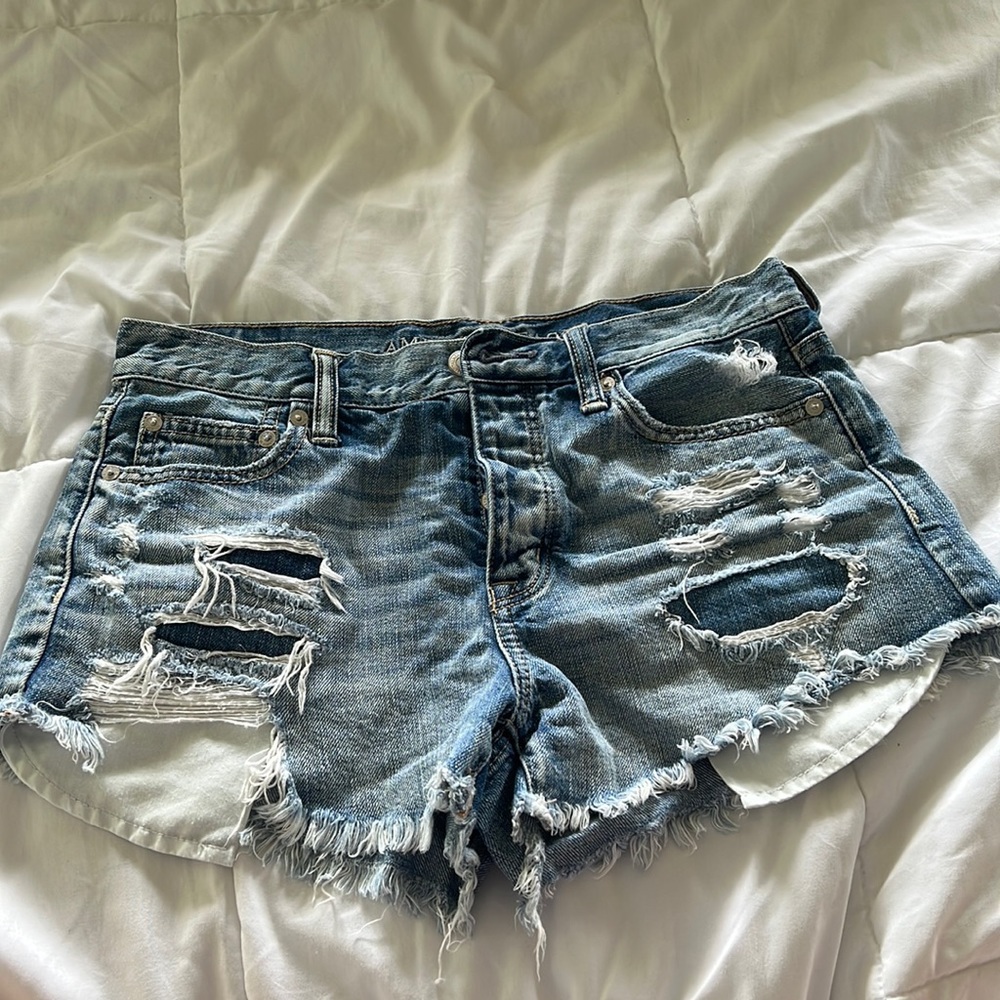 size 4 american eagle jean shorts